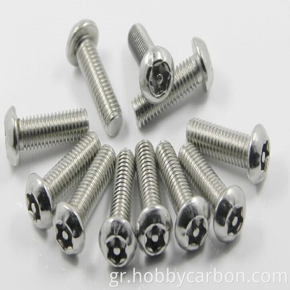 Button Stainless Steel Screw